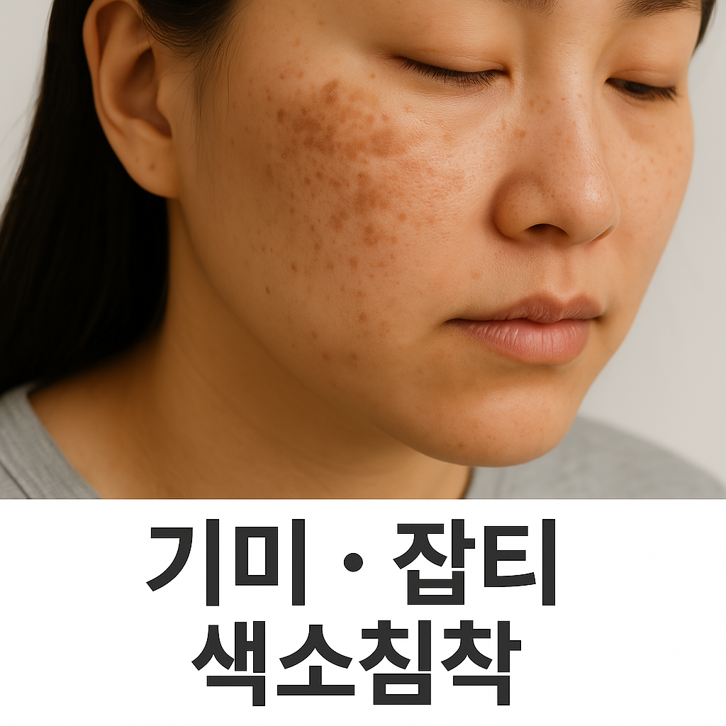 기미 잡티 색소침착